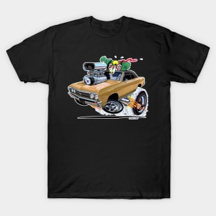 Vince Crains 1967 Chevelle Super Sport Gold T-Shirt